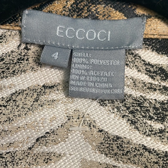 Eccoci Tiger Print Blaser/Jacket - Picture 7 of 8